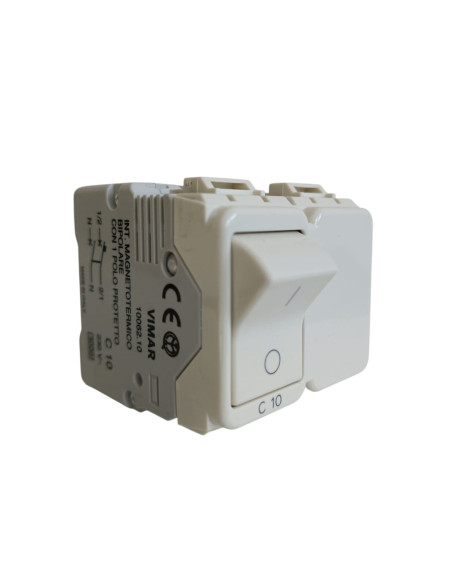 Disjoncteur automatique Vimar 10062.10 1P+N C10 230V